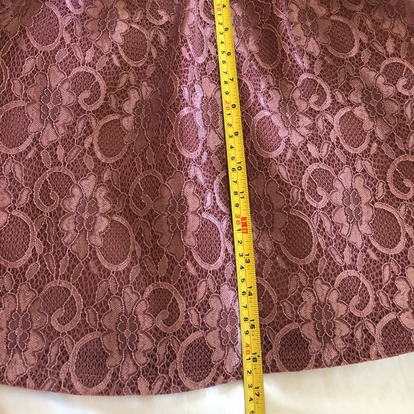 Speechless Dusty Rose Pink Lace Dress - Picture 9 of 9